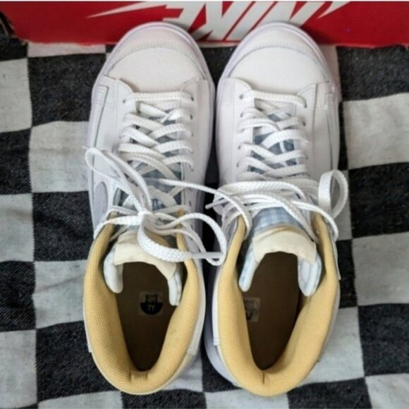 Nike Blazer Mid '77  7 Youth White Oxygen Purple Coconut Milk Easter Gf 112025 - Picture 10 of 10